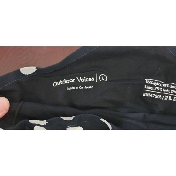 Black and white polka dot Outdoor Voices dress. Size L - Picture 11 of 14